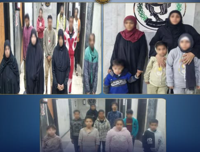 ضبط شبكة تستغل الأطفال في التسول وبيع السلع بالقاهرة